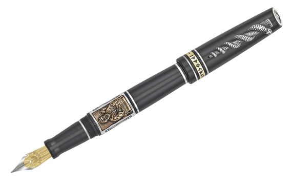 Marlen Ippocrate Fountain Pen - Black Fine